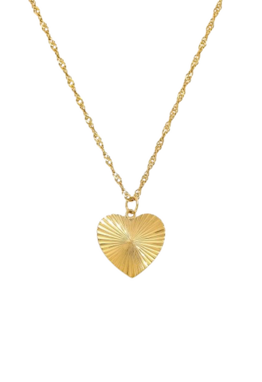 Kara Heart Burst Necklace