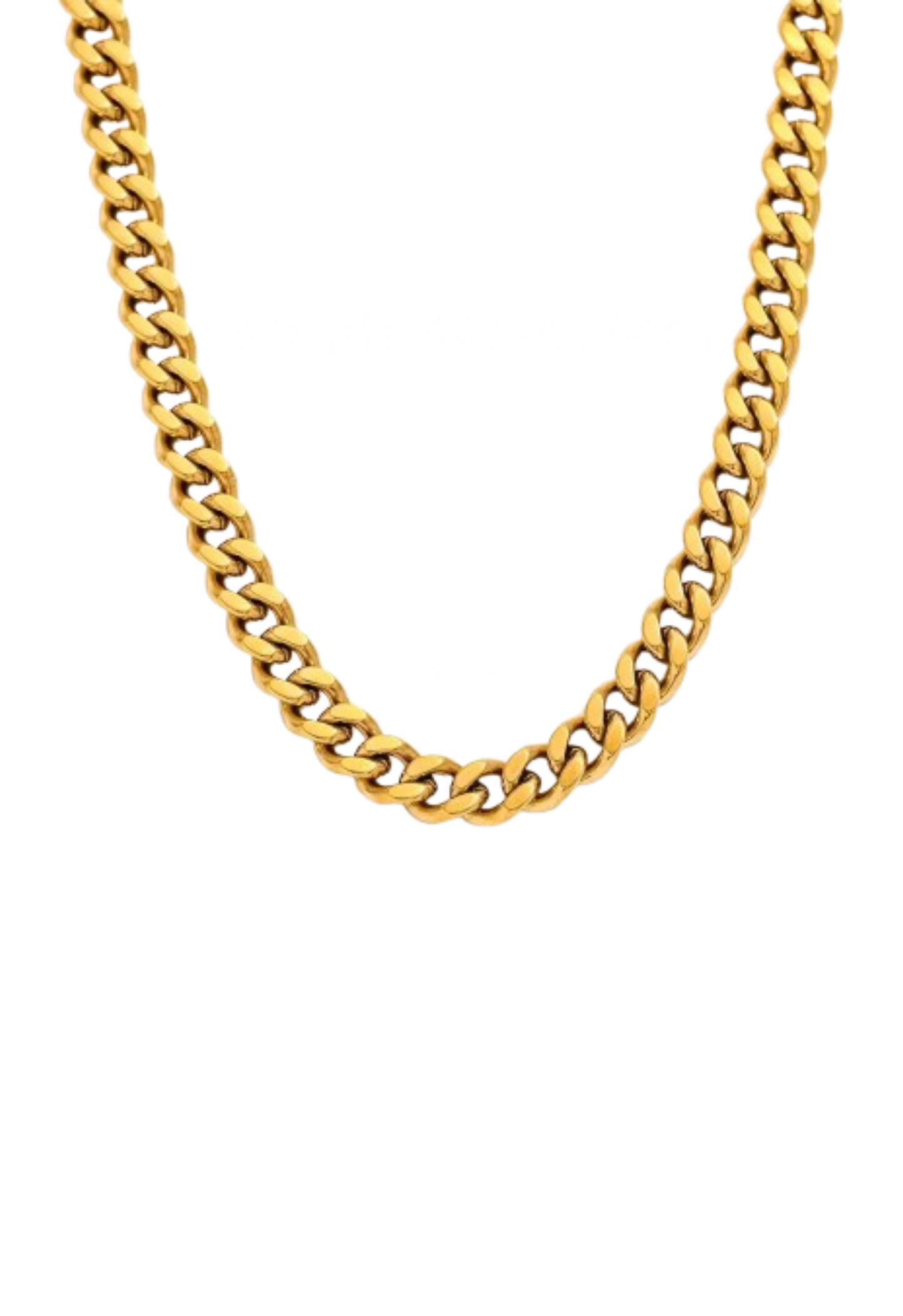 Classic Cuban Chain Necklace- Gold