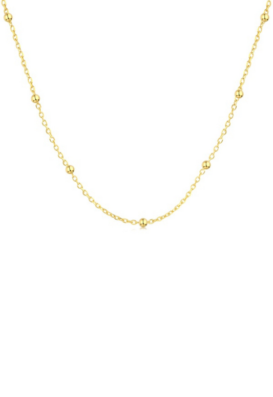 Nora Gold Ball Sterling Silver Necklace