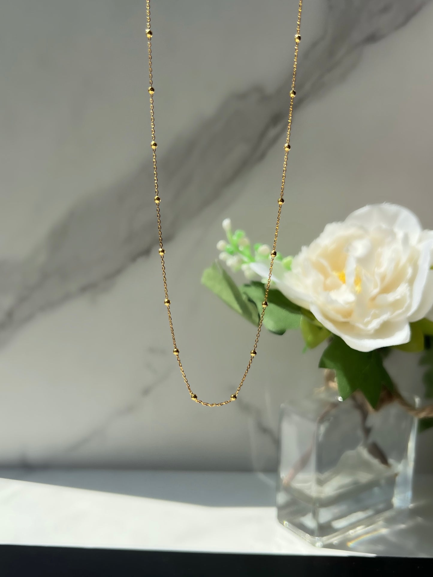 Nora Gold Ball Sterling Silver Necklace