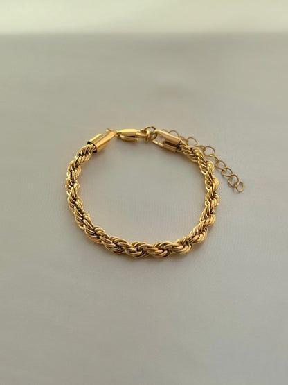 Twisted Rope Chain Bracelet