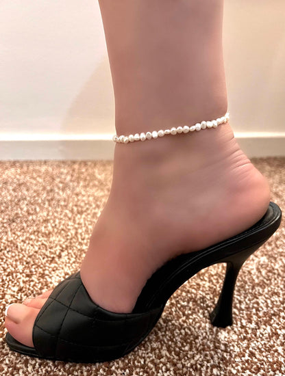 Nia Irregular Pearl Anklet