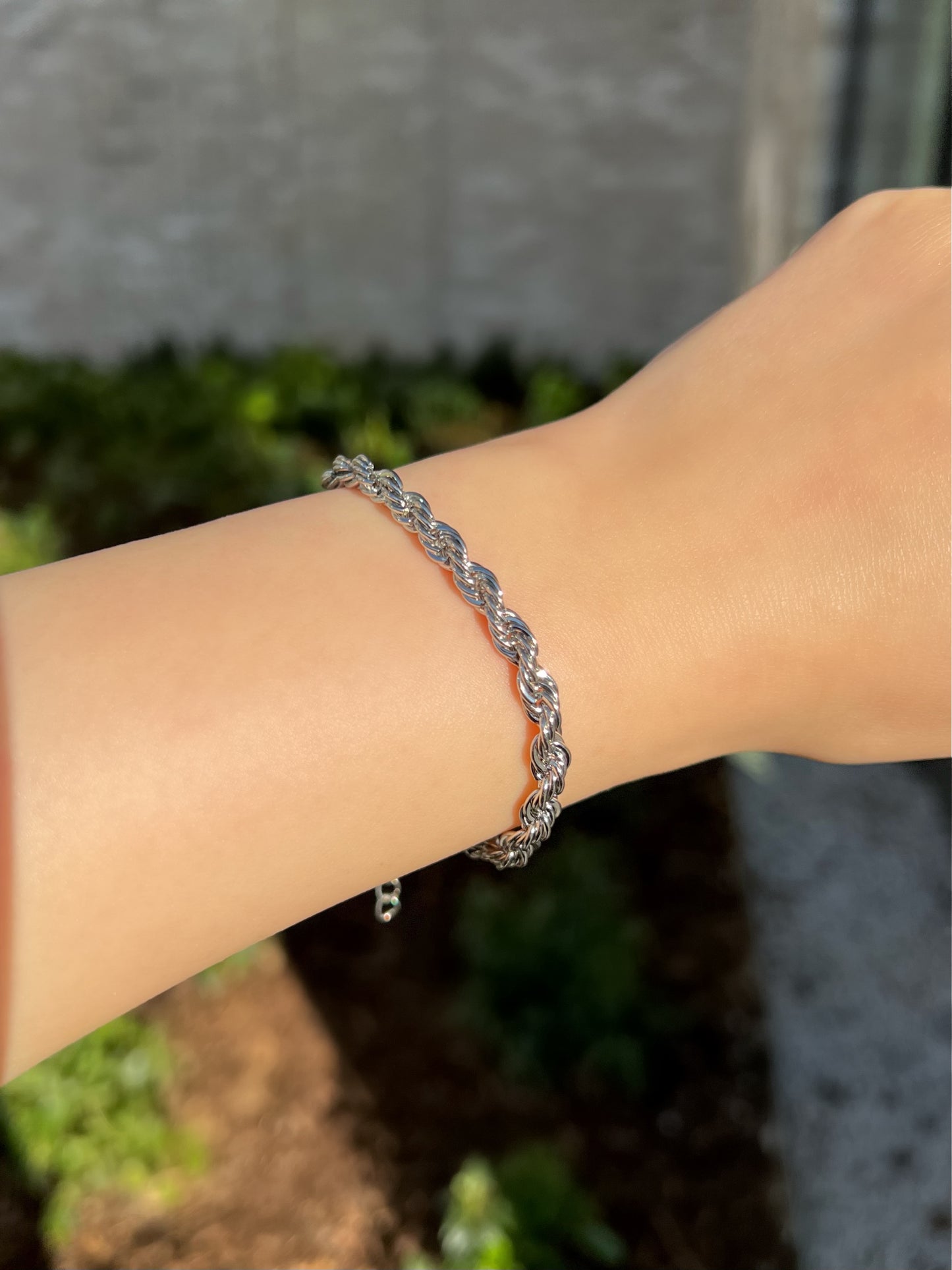 Twisted Rope Chain Bracelet