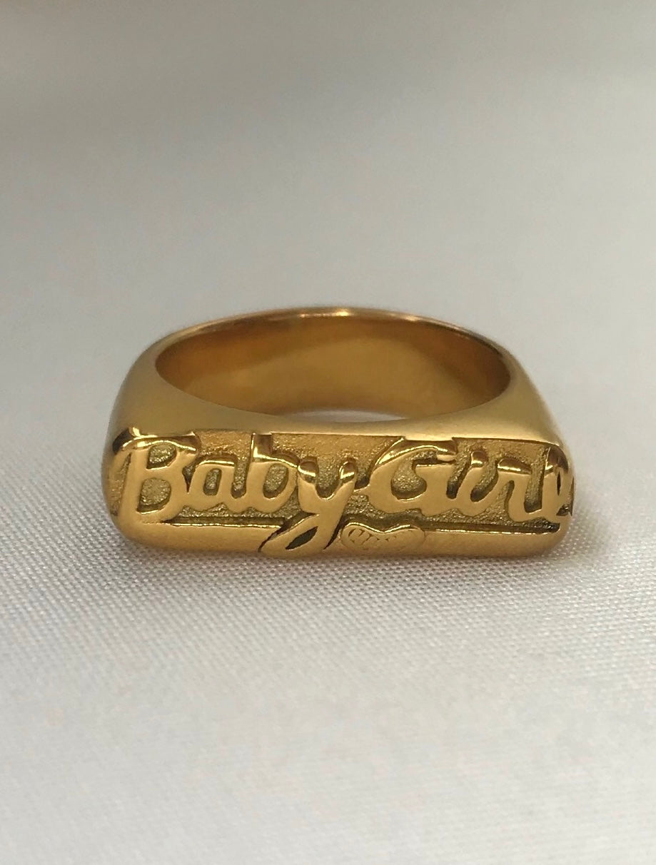 Babygirl Signet Ring