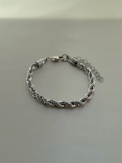 Twisted Rope Chain Bracelet