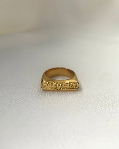 Babygirl Signet Ring